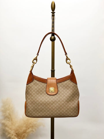 CELINE  Turn Lock Shoulder bag Hobobag Beige New 1:1 jniidp