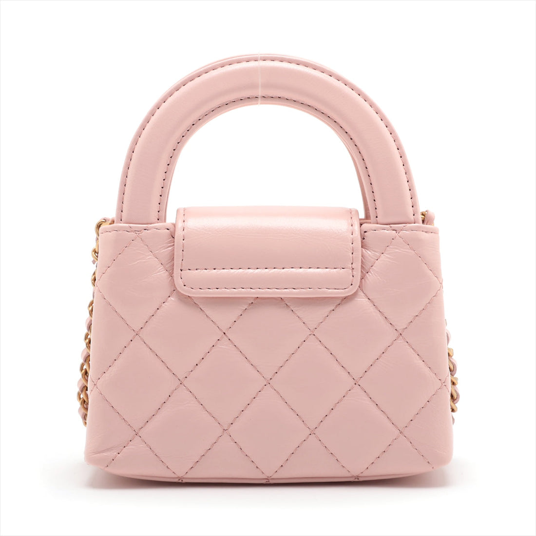 New 1:1 Rep Top Quality Chanel Lambskin  Chain Shoulder Bag Pink G  AP3435