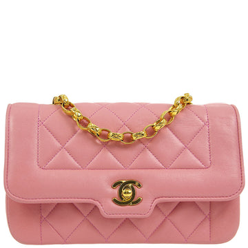 Top Quality Chanel * 1989-1991 Pink Lambskin Border Flap Bag