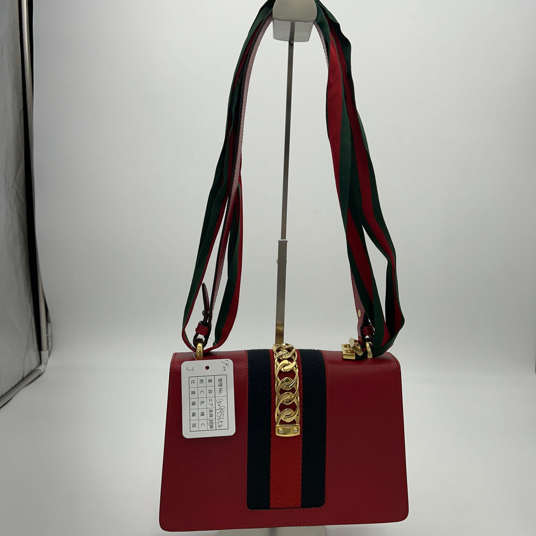 GUCCI Calfskin Small Sylvie Shoulder Bag gu9956tu