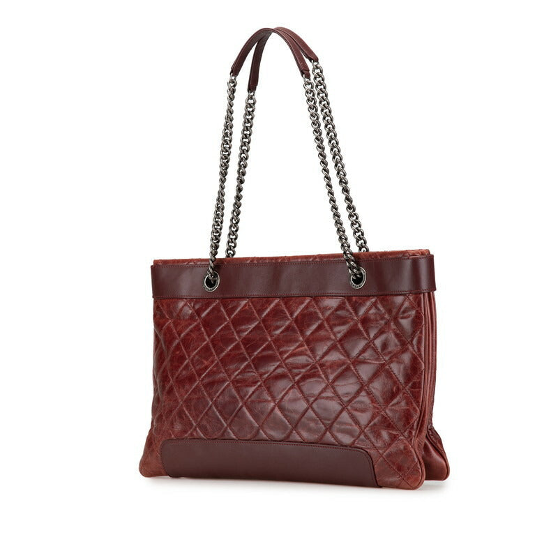 Top Quality Chanel Matelasse Leather Chain Tote Bag