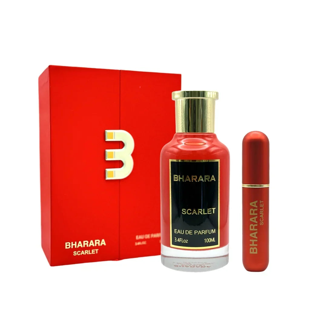 Bharara Scarlet Eau de Parfum 100ml Unisex Floral Fruity Musk, Perfume