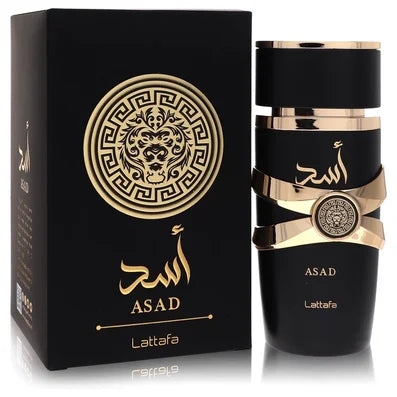 Lattafa Asad Eau de Parfum, 3.4 oz Black 100ml Perfume