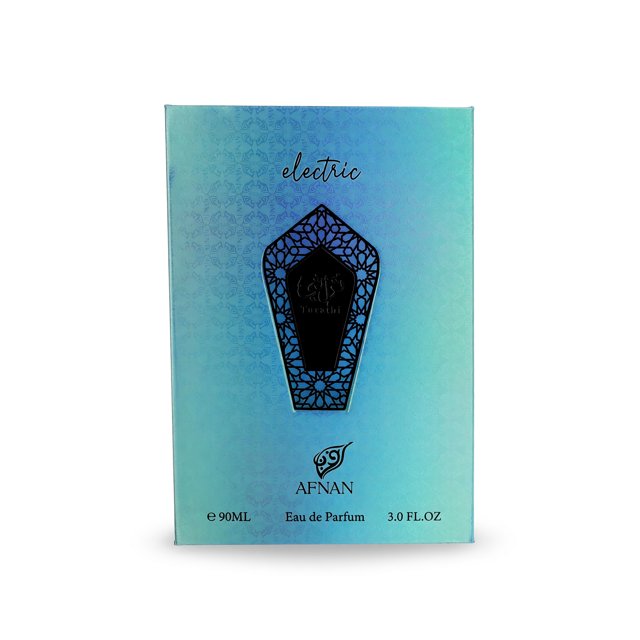 Afnan Unisex Turathi Electric EDP Spray Fragrances 100ml Perfume only 3.4 oz