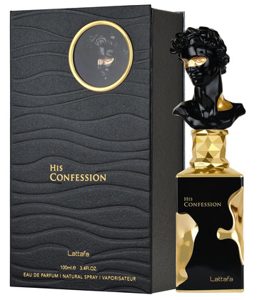 Lattafa Men's His Confession EDP Spray 3.4 oz Fragrances