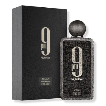 Afnan Unisex 9 PM Night Out Extrait de Parfum Spray Fragrances 100ml Perfume