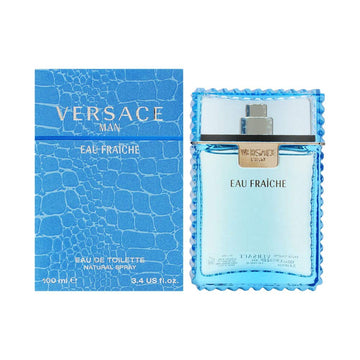 Versace Man by Versace - Men - Eau Fraiche Eau De Toilette Spray (Blue) 3.4 oz