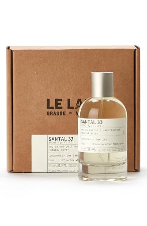 3.4 OunceLe Labo Santal 33 for Unisex Eau de Parfum Spray, 3.4oz 100ml Perfume