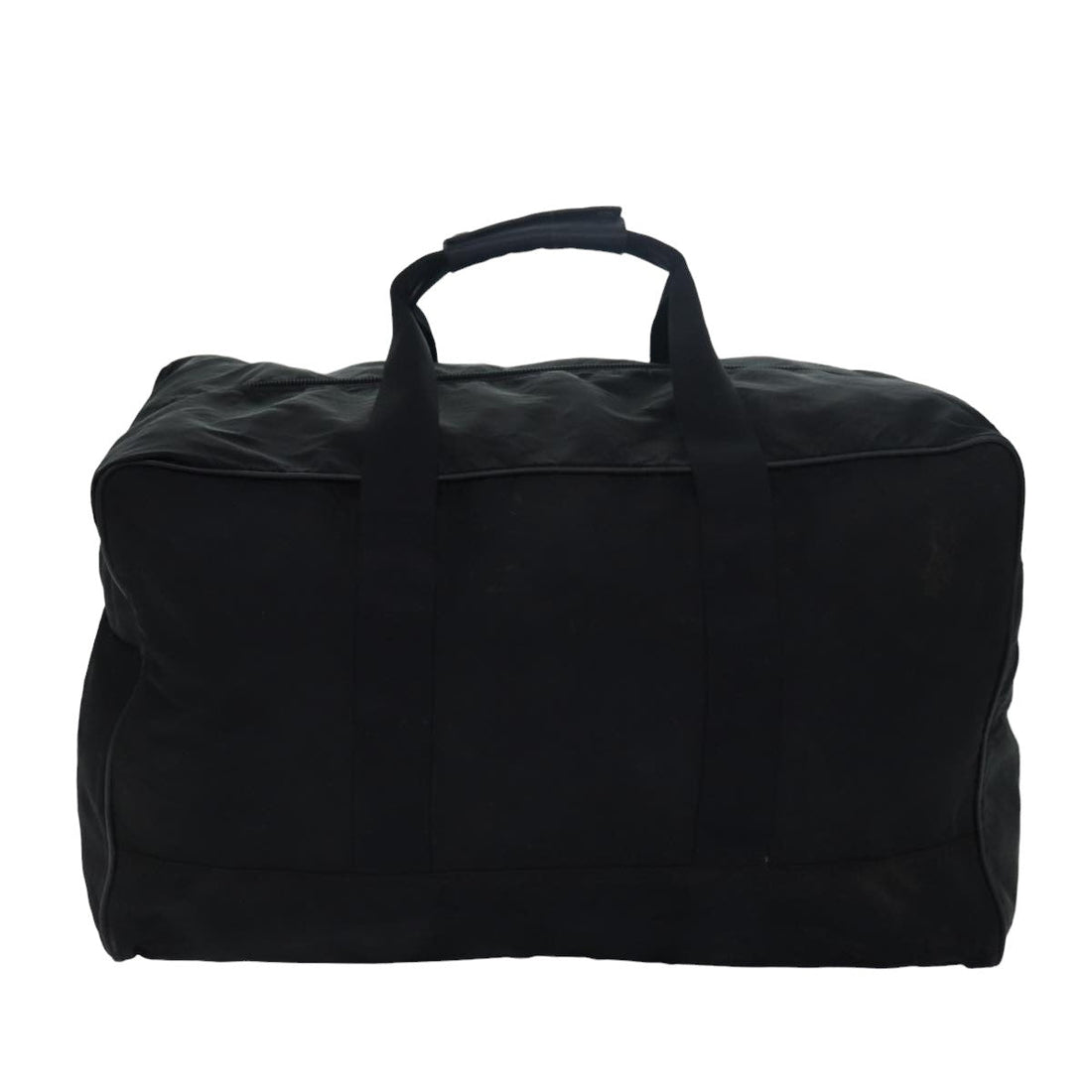 PRADA Boston Bag Enamel 2way Black Auth bs15045