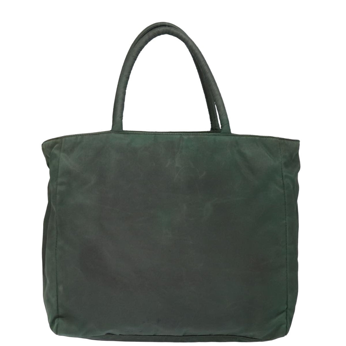 PRADA Hand Bag Nylon Khaki Auth bs15834