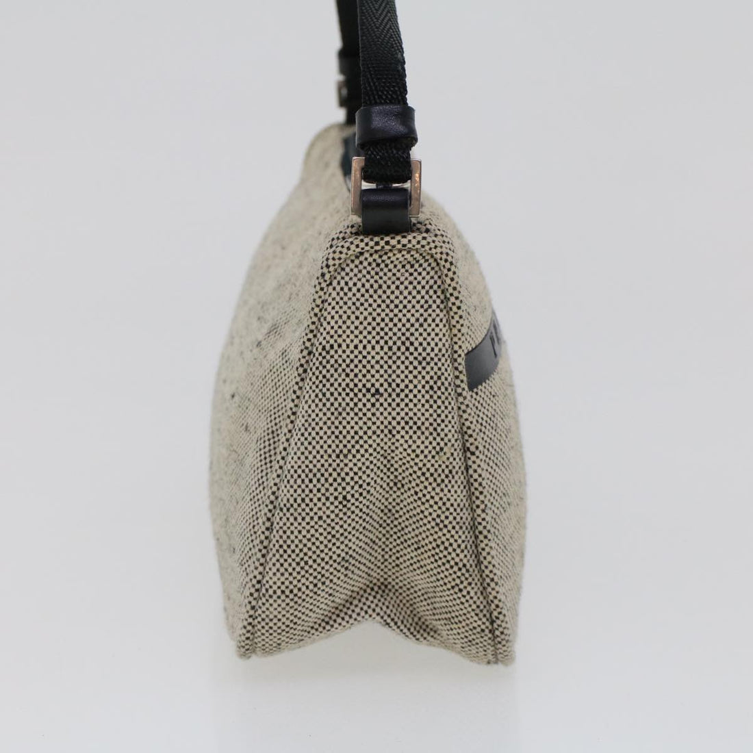 Prada Accessory Pouch Canvas Gray  bs5620