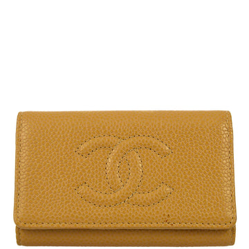 Top Quality Chanel 2003-2004 Beige Caviar Timeless Key Case