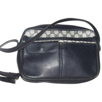 Gucci  Pursesdesigner Purses Shades Of Blue With Large G Logo Print Coated Canvas And Leather
