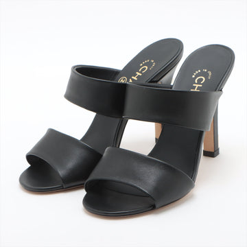 New 1:1 Rep Top Quality Chanel Coco Leather Sandal 36C  Black G32755  Pearl Box  Bag