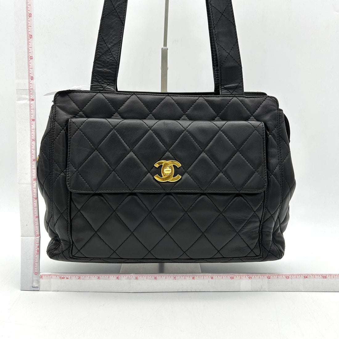 Chanel  Quilted CC Pocket Tote - Black Totes, Handbags ch9993vf