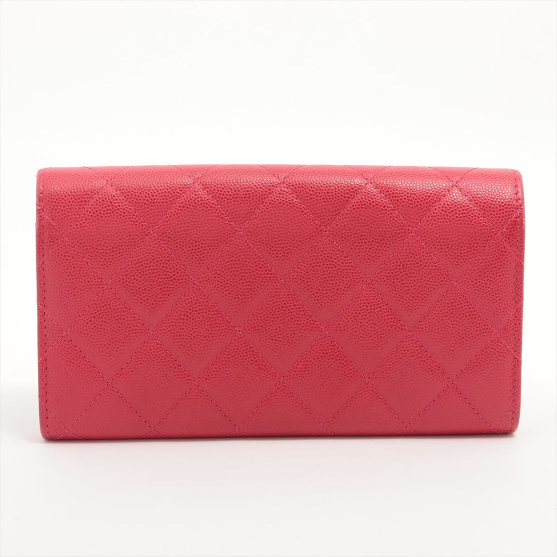 New 1:1 Rep Top Quality Chanel Coco Caviar S Wallet Pink Gold