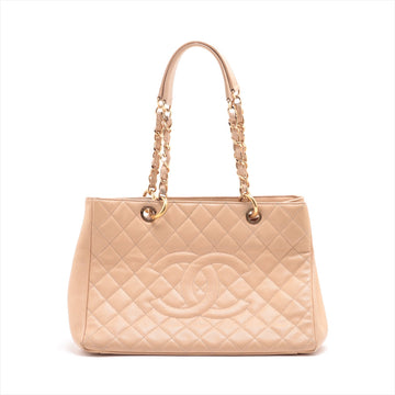 New 1:1 Rep Top Quality Chanel GST Caviar S Chantrotot Bag Beige G