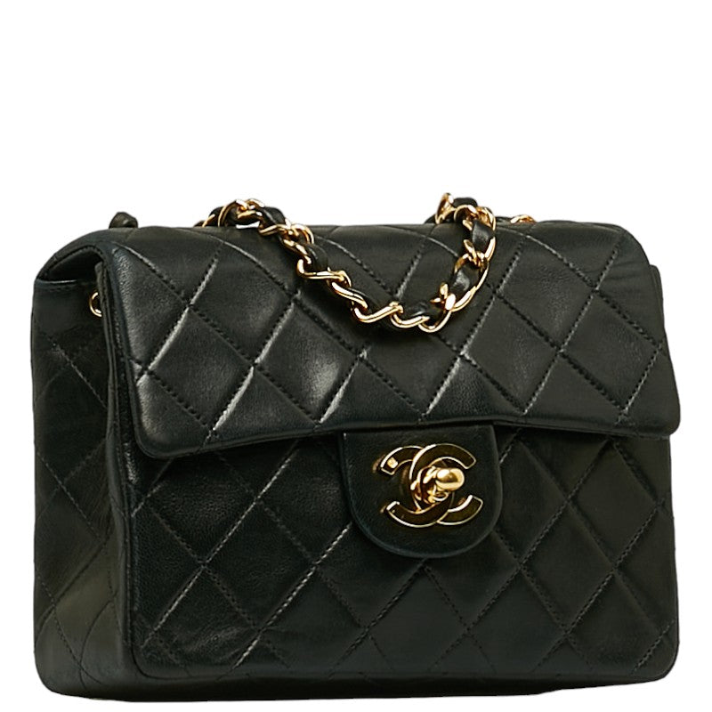 New 1:1 Rep Top Quality Chanel Mini Mattress Cocomark Gold  houlder Bag Black   CHANEL