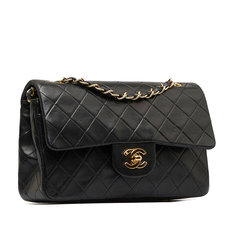 New 1:1 Rep Top Quality Chanel Mattress 23 Double Flat Gold  Chain houlder Bag Black  S  Chanel