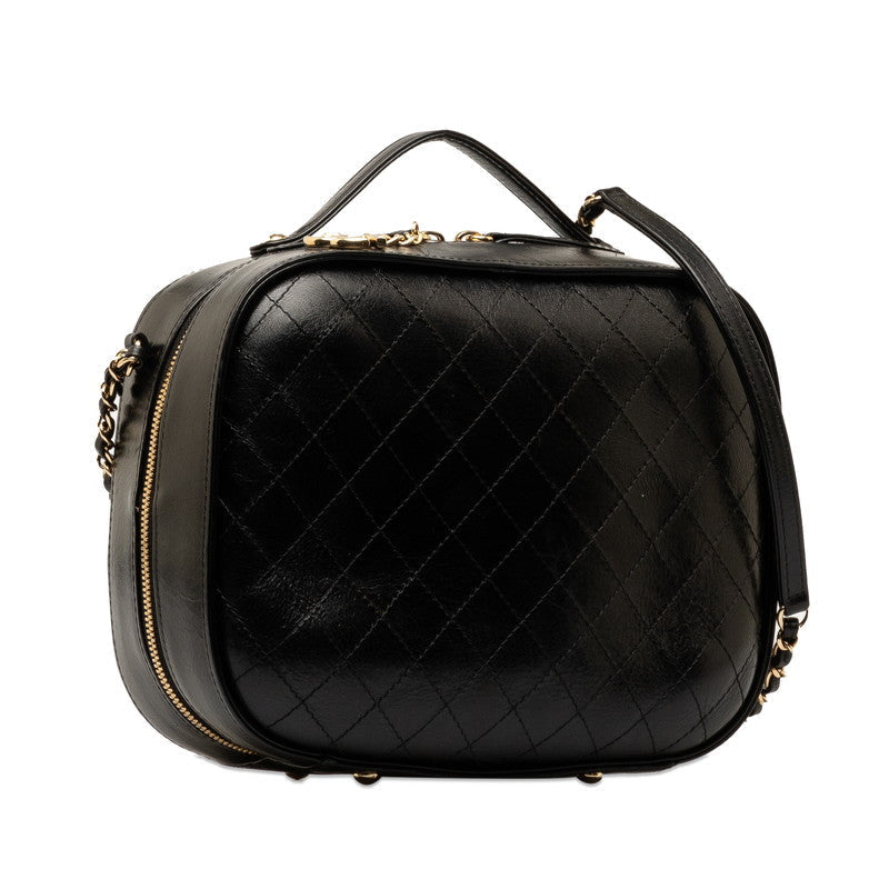 New 1:1 Rep Top Quality Chanel Bicolore Chain Handbag Black G Leather  Chanel