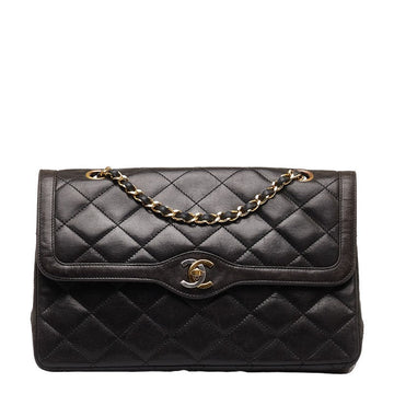 New 1:1 Rep Top Quality Chanel Matrasse Double Flap  Limited Handbag Chain Shoulder Bags Black  S  CHANEL