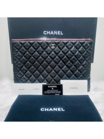Classic Caviar Clutch Bag No 24 Chanel