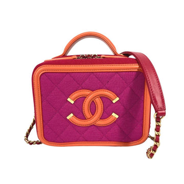 Multicolor Canvas Chanel Vanity