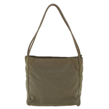 Prada Shoulder Bag Nylon Khaki  cl556