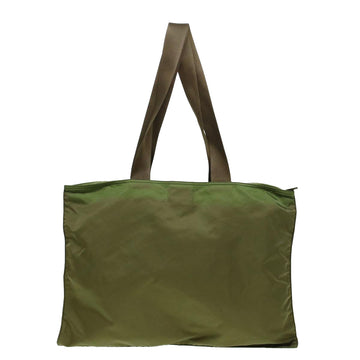 Prada Shoulder Bag Nylon Khaki  cl582