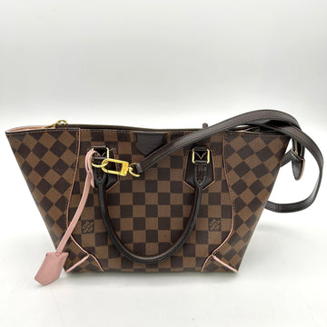 Louis Vuitton Damier Ebene Caissa Tote PM Rose Ballerine LA30608