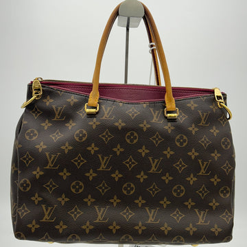 Louis Vuitton Pallas Brown Canvas Handbag LA27223