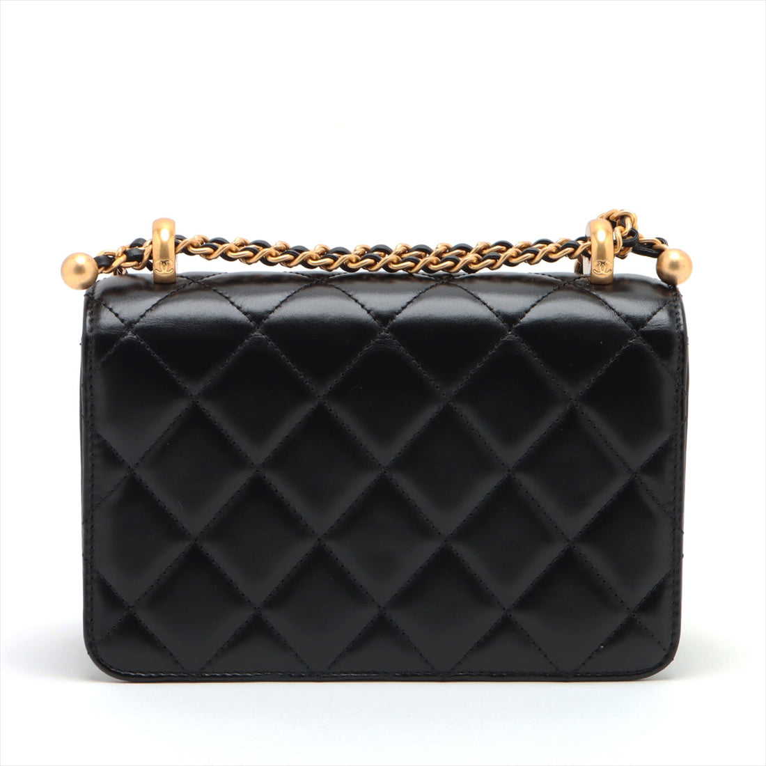 New 1:1 Rep Top Quality Chanel Lambskin  Chain Shoulder Bag Black G  AS2615