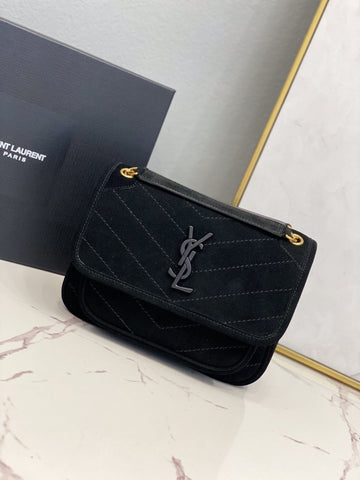 Yves Saint Laurent Niki Baby Chain Bag Black