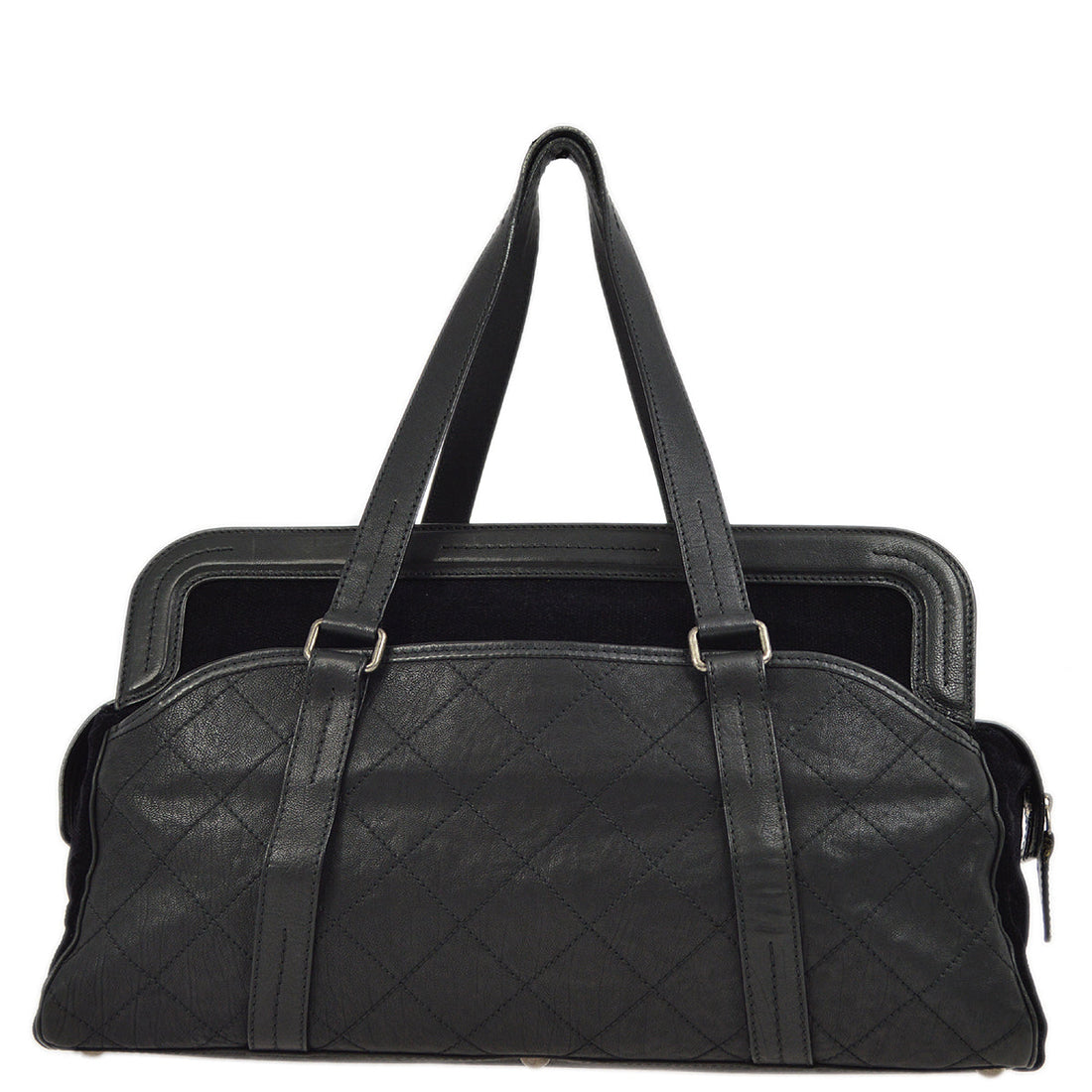 New 1:1 Rep Top Quality Chanel Black Mademoiselle Lock Tote Bag
