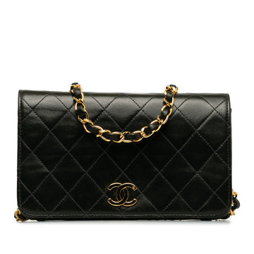 New 1:1 Rep Top Quality Chanel Mini Mattress Cocomark Full Flap Chain houlder Bag Black   CHANEL