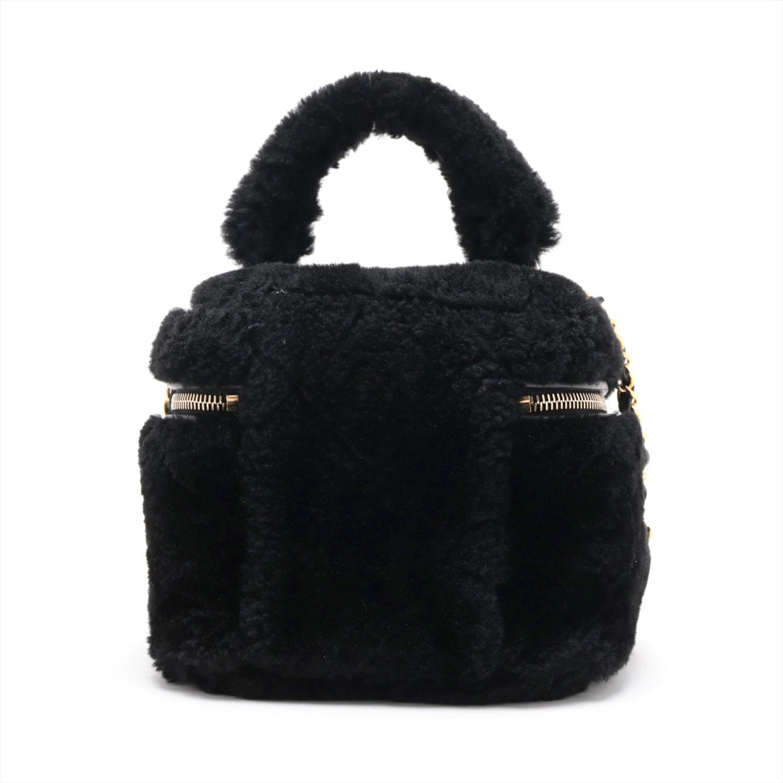 New 1:1 Rep Top Quality Chanel Coco Sealing 2WAY Shoulder Bag Vanity Black G  AS3357