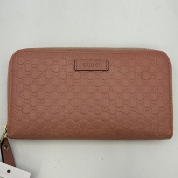 Gucci Microguccissima Pink Long Zip Wallet IT4JWPFGIQJW