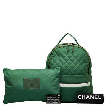 New 1:1 Rep Top Quality Chanel Rucksack Backpack Green Nylon Leather  Chanel