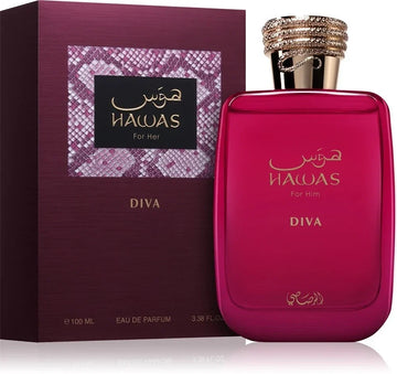 Rasasi Hawas Diva Eau De Parfum Spray 3.4 oz 100ml Perfume