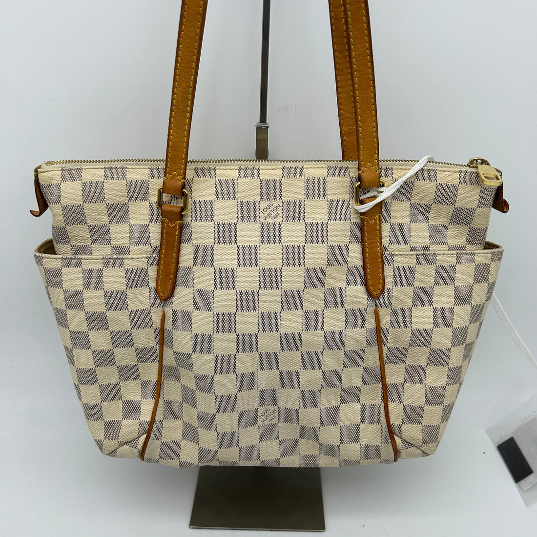 Louis Vuitton Damier Azur Totally PM Tote Bag Beige