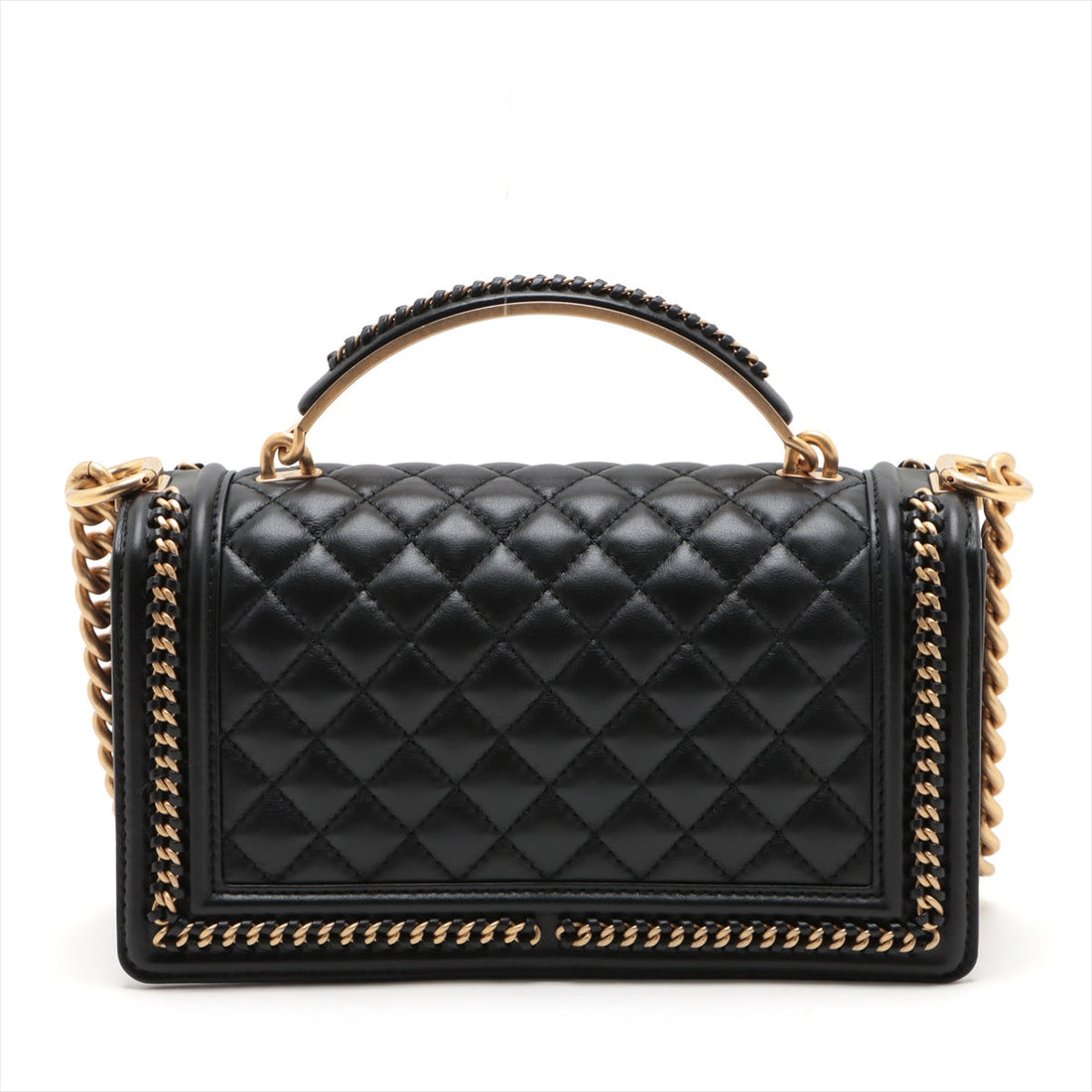 New 1:1 Rep Top Quality Chanel Boy New 1:1 Rep Top Quality Chanel  Chain Shoulder Bag Black G