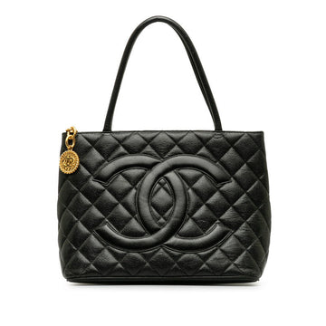 New 1:1 Rep Top Quality Chanel   Cocomark Tooth Bag Handbag Black Caviar   Chanel