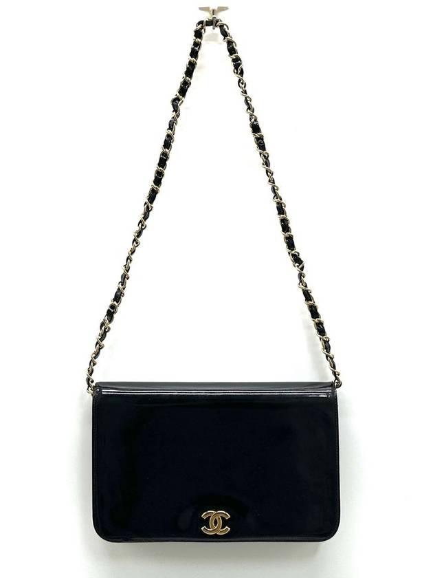 Patent woc mini bag shoulder Chanel