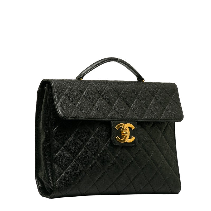 New 1:1 Rep Top Quality Chanel Matrases Cocomark Handbags Briefcase Black Caviar   Chanel