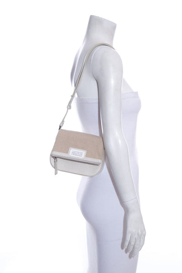 Maison Margiela Off White 5 AC Pouchette Handbag