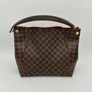 LOUIS VUITTON Damier Ebene Caissa Hobo Cherry B22-30