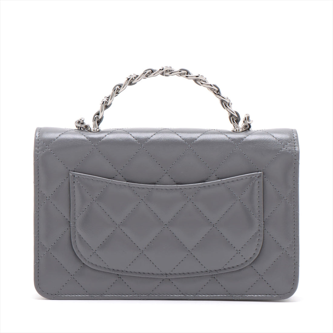 New 1:1 Rep Top Quality Chanel Matrasse  2WAY Shoulder Bag Gr Silver G