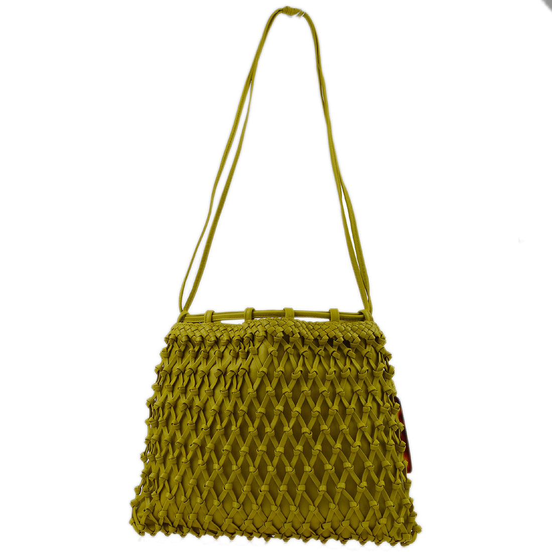 New 1:1 Rep Top Quality Chanel Green Lambskin Braided Shoulder Bag