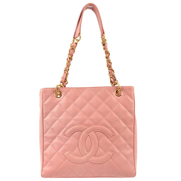 New 1:1 Rep Top Quality Chanel Pink Caviar Petite Shopping Tote PST Tote Bag