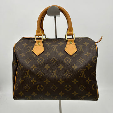 Louis Vuitton Monogram Speedy 25 Brown Boston Bag